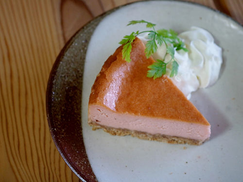 イチゴのチーズケーキ